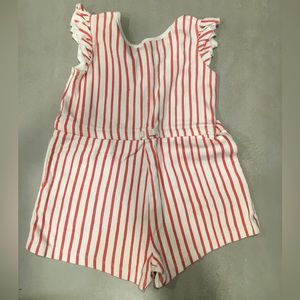Perh baby romper red stripes